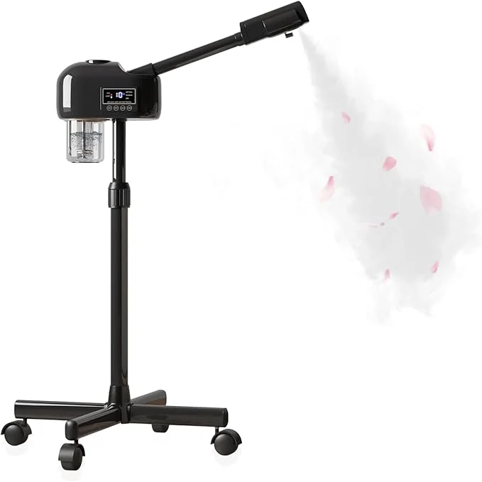 Elegant Facial Steamer for Estheticians Timer Function Hot Mist Vaporizador Facial Traditional