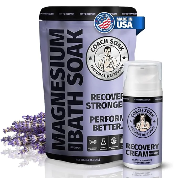 Minimalist Coach Soak Recovery Bath Soak Magnesium Cream Specialty
