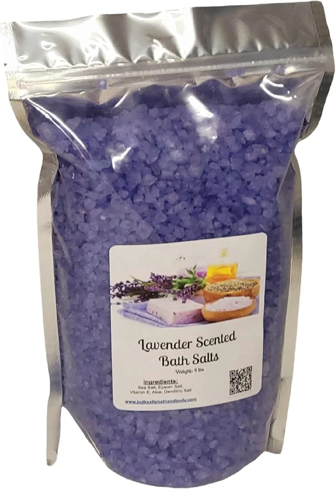 Casual Bath Salts 4lb Bag Choose Your Scent Epsom Salt Sea Salt Bathing Certified