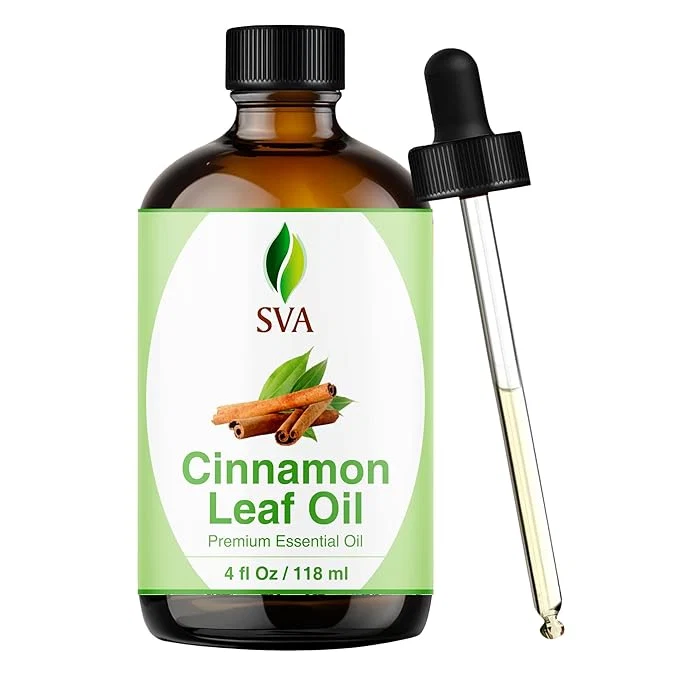 Optimized SVA Cinnamon Leaf Essential Oil – 4 Fl Oz – Natural Cinnamon Oil Artisan