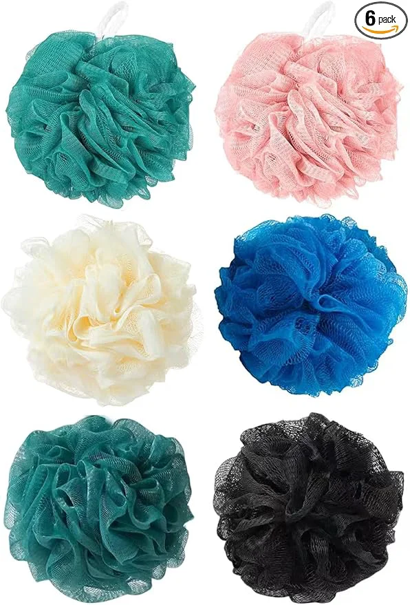 Fashionable Luffa Loofah Sponge Shower Loofahs 50g Shower Bath Sponges Exfoliating Mesh Optimized