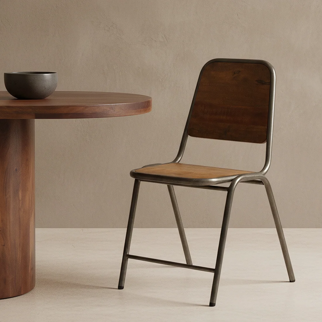 First-Class Factory iron dining chair slim Official