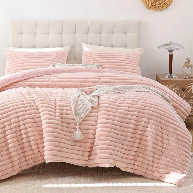 Traditional Smoofy Fluffy Twin Comforter Sets 2 Pieces Healthy