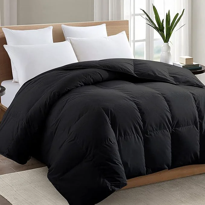 Smart TEXARTIST Premium 2100 Series King Comforter All Season Breathable Black Original