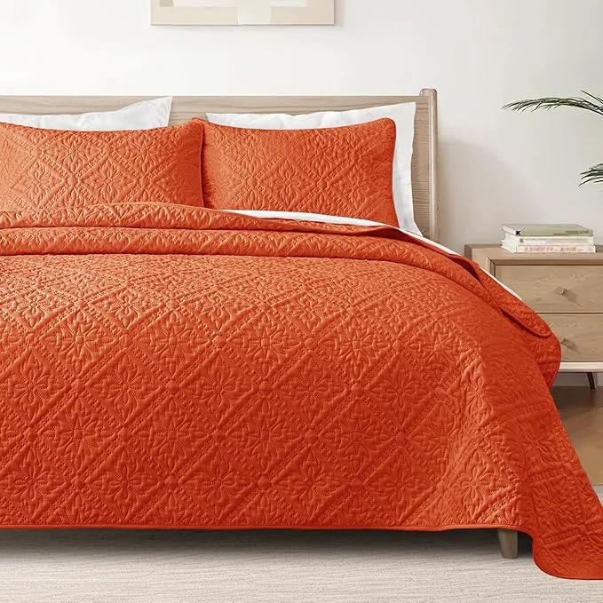 Next-Generation Exclusivo Mezcla California King Quilt Bedding Set Lightweight Soft Bedspreads Practical