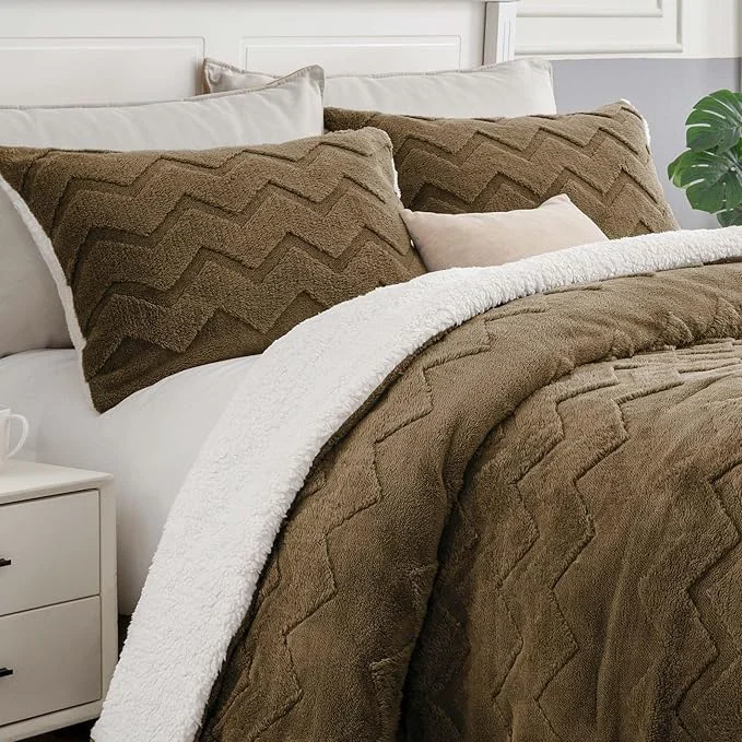 Certified BEDELITE Fluffy Queen Comforter Set Quality