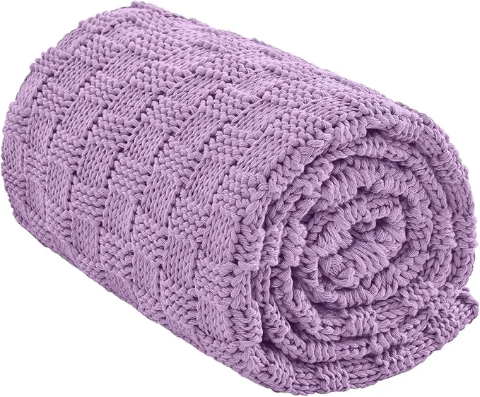 Selected Knitted Weighted Blanket for Adult No Beads Heavy Blanket 50 x 60'' 10lbs Durable