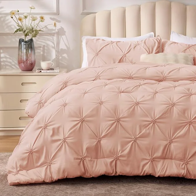 Relaxed BEDELITE Dusty Pink Comforter Set Full Innovative