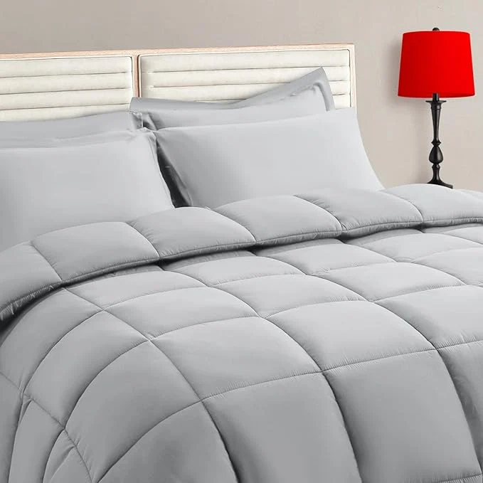 Healthy Light Grey Full Size Comforter Set Original Design