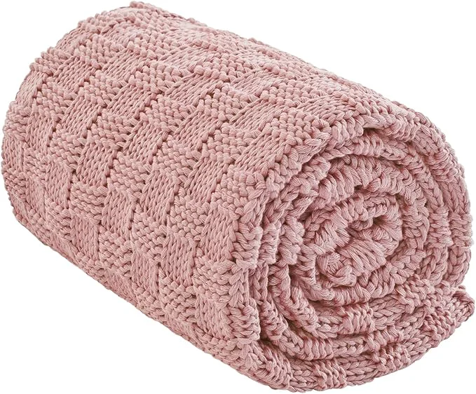 Trusted Knitted Weighted Blanket for Adult No Beads Heavy Blanket 48 x 72'' 10lbs Excellent