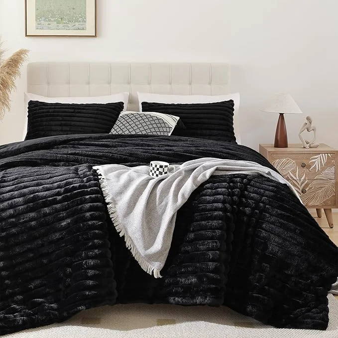 High-Performance Smoofy Fluffy Twin Comforter Sets 2 Pieces Reusable