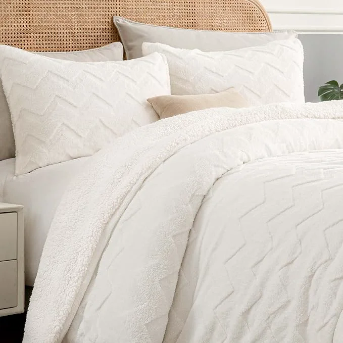 Flexible BEDELITE Fluffy King Size Comforter Set Easy-to-Use