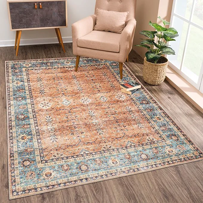 Pure Bloom Rugs Washable Non-Slip 6' x 9' Rug Safe