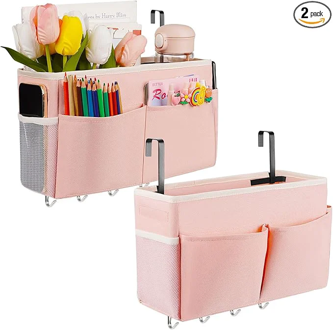 Fine Crafted Bedside Storage Organizer 5 Pockets Exceptional