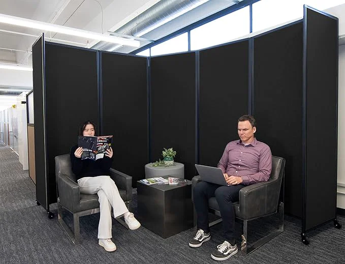 Casual Versare Room Divider 360 Portable Wall Partition Folding Panels Large Effective
