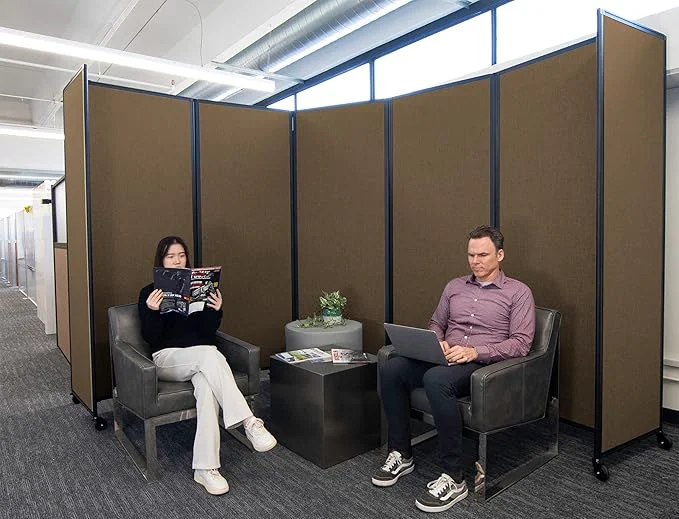 High-End Versare Room Divider 360 Portable Wall Partition Folding Panels Large Refined