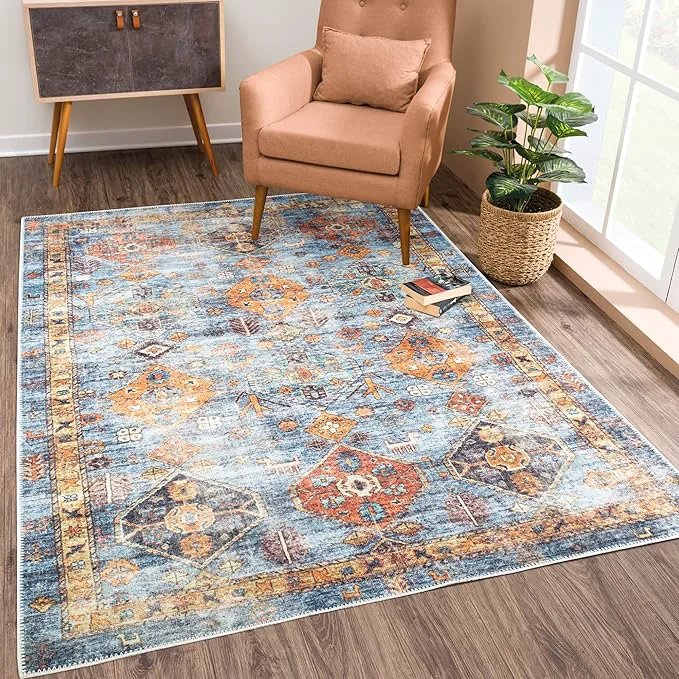 Enhanced Bloom Rugs Washable Non-Slip 9' x 12' Rug Genuine