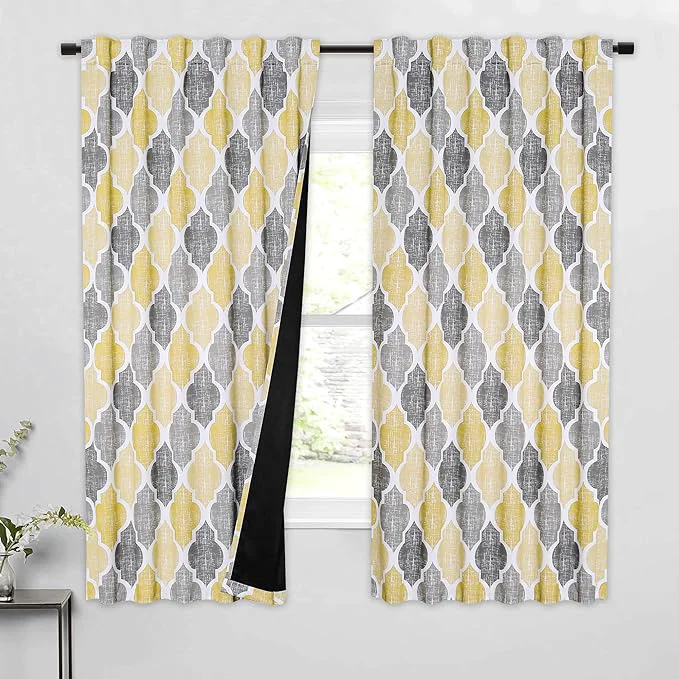 Quality Beauoop Blackout Curtains 63 Inches Long 2 Panels Consistent