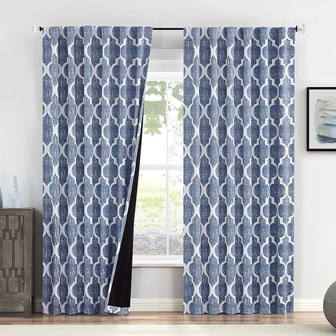 Healthy Beauoop Blackout Curtains 96 Inches Long 2 Panels Elegant