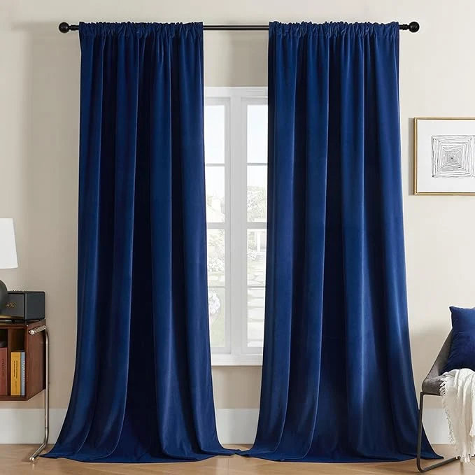 Effective Joydeco Customized Velvet Curtains Luxury
