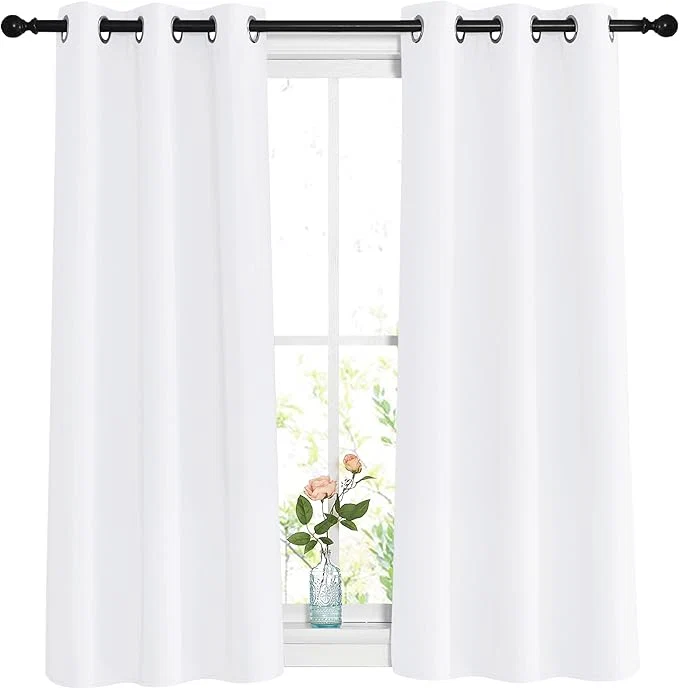 Fashionable NICETOWN White Room Darkening Curtain Panels Environmentally Friendly