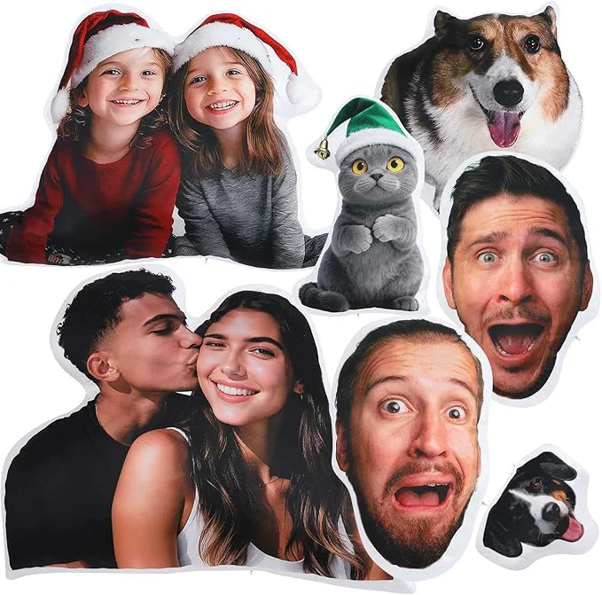 Unique Custom4U Customized Face Pillow Custom Pet Pillow Soft