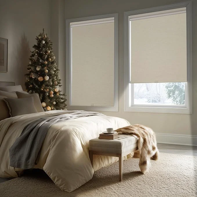 Comfortable HESTIA No Drill Cordless Blackout Roller Shades Screwless Waterproof Shower Verified