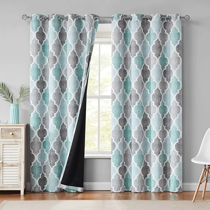 Dependable Beauoop Blackout Curtains 84 Inches Long 2 Panels Consistent