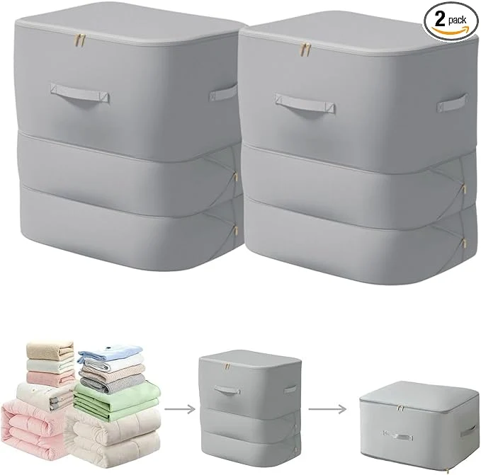 High-Grade Ultra Space Saving Self Compression Organizer 3-Layer Zipper Large Capacity Elite
