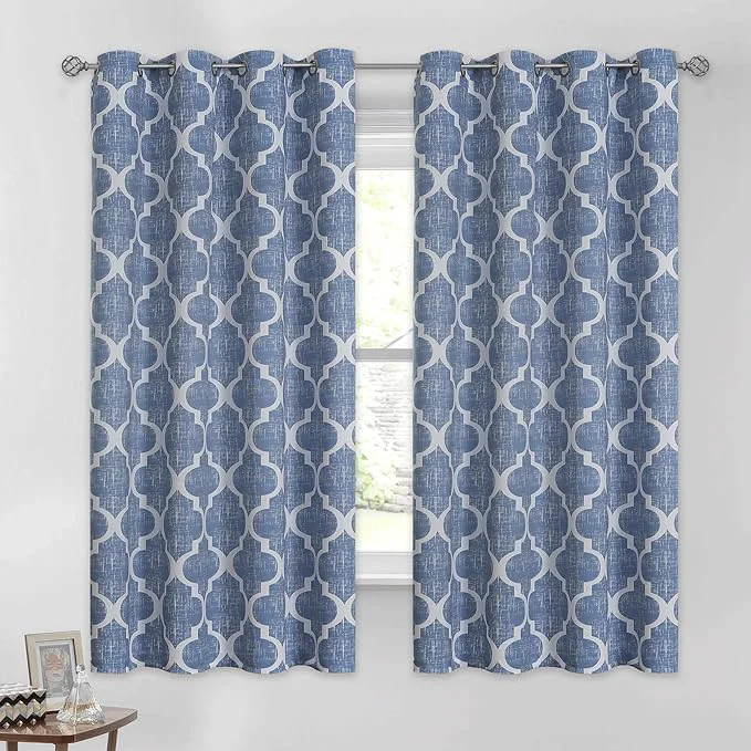 Pure Beauoop Blackout Curtains 54 Inches Long 2 Panels Reusable