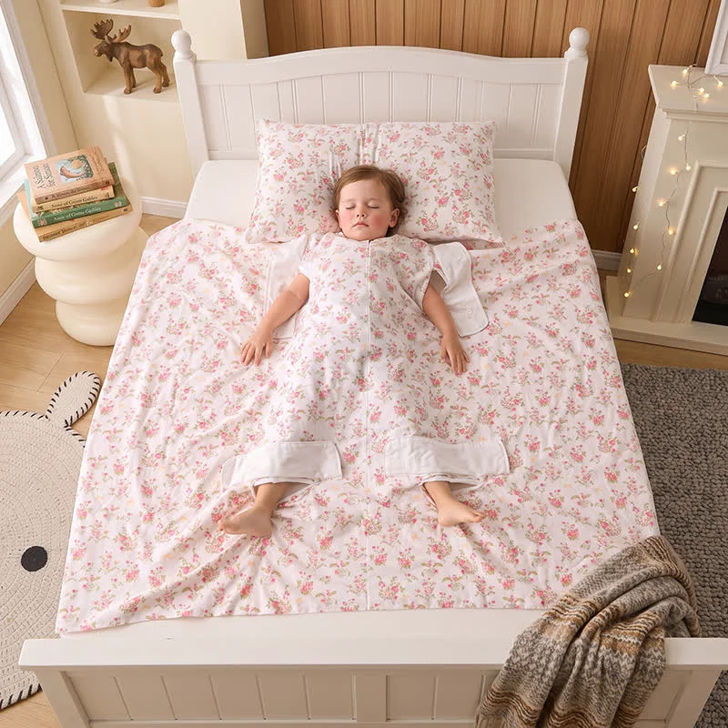 Contemporary Ownkoti Sweet Floral Cotton Gauze Baby Blanket Environmentally Friendly