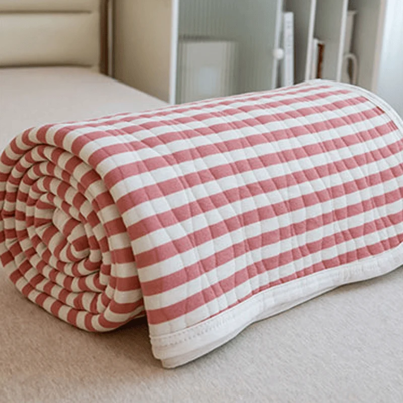 Specialty Ownkoti Blush Stripe Quilted Cotton Summer Quilt Certified