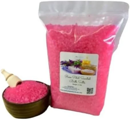 World-Class Bath Salts 4lb Bag Choose Your Scent Epsom Salt Sea Salt Bathing Reusable