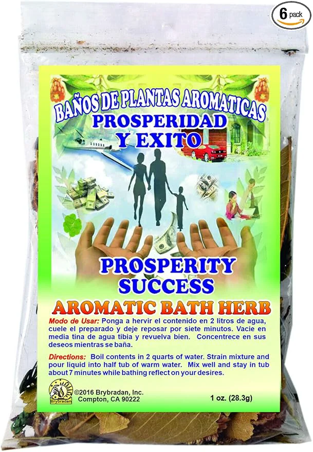 Versatile 12 PCS Aromatic Soothing Herbal Bath Prosperity Success PROSPERIDAD EXITO Optimized