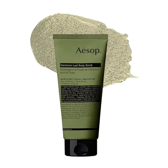 Versatile Aesop Geranium Leaf Body Scrub Exfoliating Body Polish Elegant