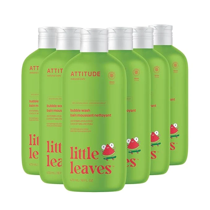 Fine Attitude Bubble Wash for Kids EWG Bubble Bath Hair Shampoo and Body Elite