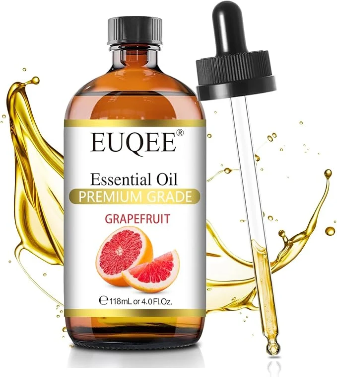 Dependable EUQEE Grapefruit Essential Oil 118mL Pure Grapefruit Oil Large Capacity World-Class