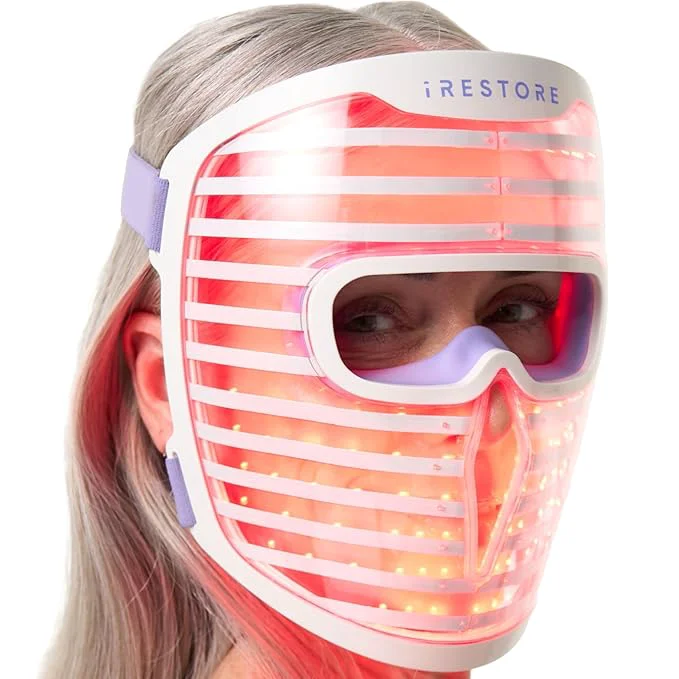 Contemporary iRestore LED Face Mask for Youthful Skin Fine Lines Dark Spots Official