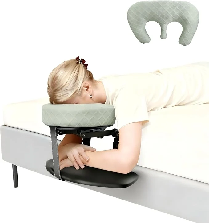 Fast Massage Headrest for Bed Adjustable Massage Face Cradle at Home Portable Detailed