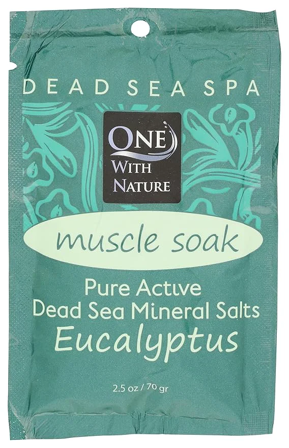 Trusted ONE WITH NATURE Eucalyptus Dead Sea Bath Salt Packet 2.5 OZ Classic