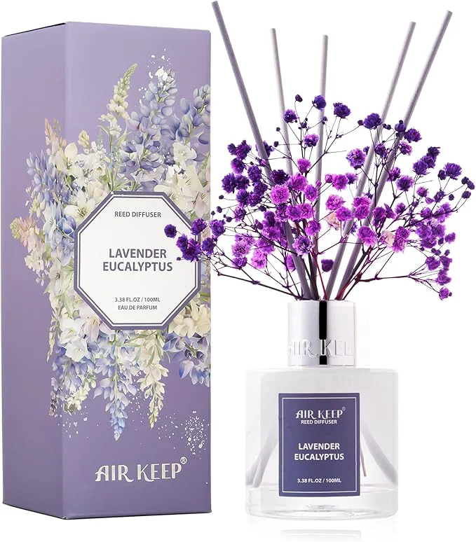 Authentic Airkeep Reed Diffuser Set 3.38 fl oz Stylish