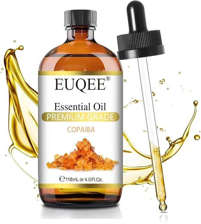 Trendy EUQEE Copaiba Essential Oil 118 ml Pure Copaiba Oil Essential Oil Stylish