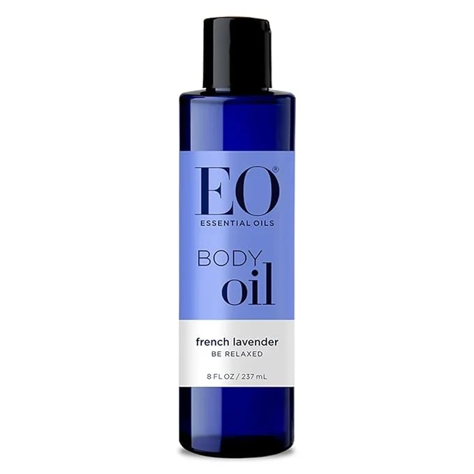 Sustainable Eo Body Oil French Lavender 8 Fl Oz Green