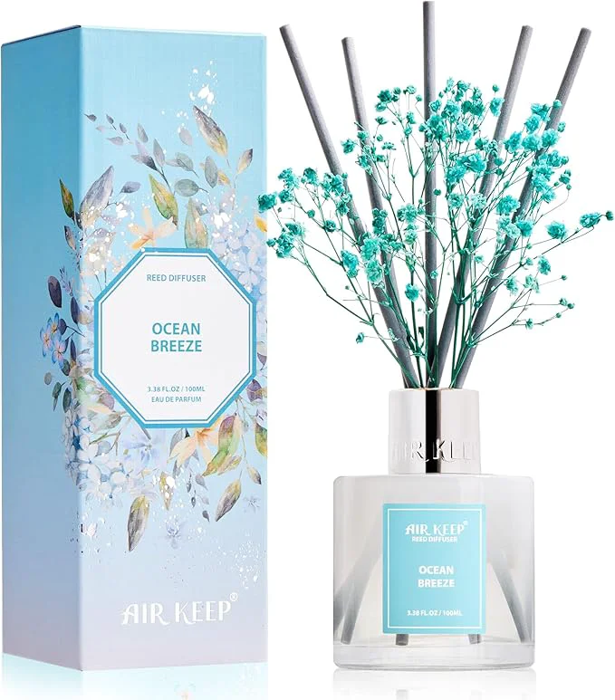 Traditional Airkeep Reed Diffuser Set 3.38 fl oz Easy-to-Use