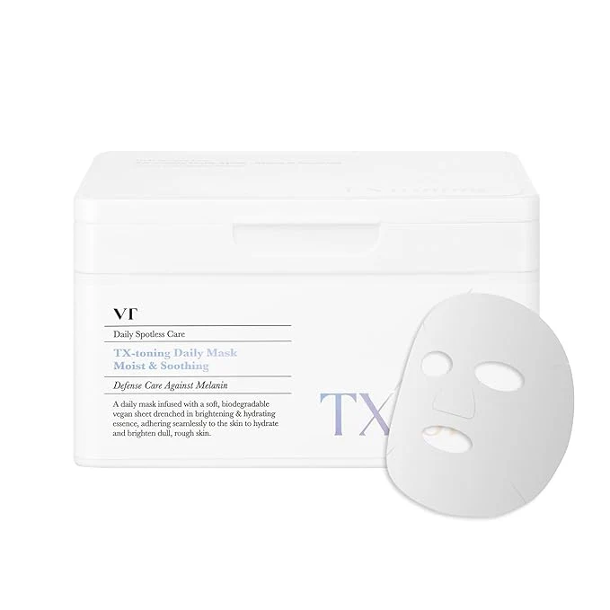 Genuine VT COSMETICS TX Toning Daily Mask 30 Sheets Tranexamic Acid Niacinamide Original