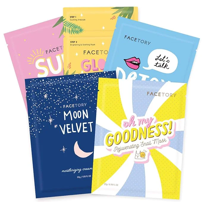 Long-Lasting FACETORY K Beauty Face Mask Skin Care Pure