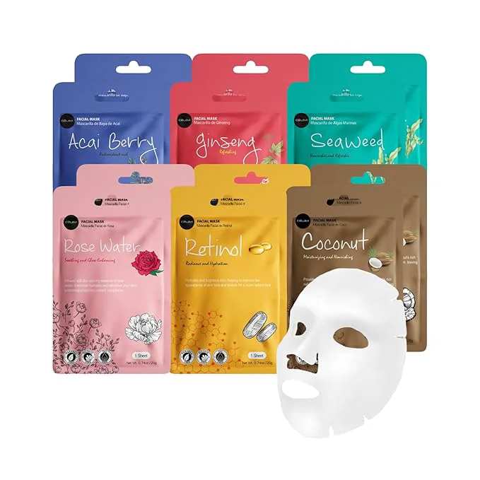 Official Celavi Essence Facial Face Mask K-Beauty Skincare Korea Skin Care Moisturizing Classic