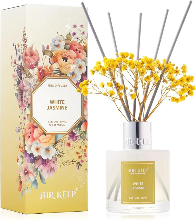 Easy-to-Use Airkeep Reed Diffuser Set 3.38 fl oz Innovative