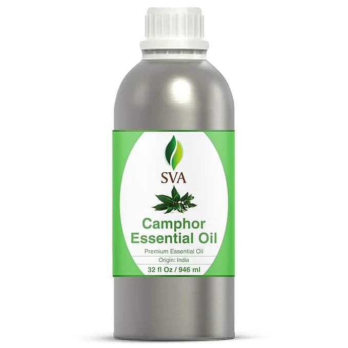 Stylish SVA Camphor Essential Oil – 32 Fl Oz – Natural Camphor Oil Organic
