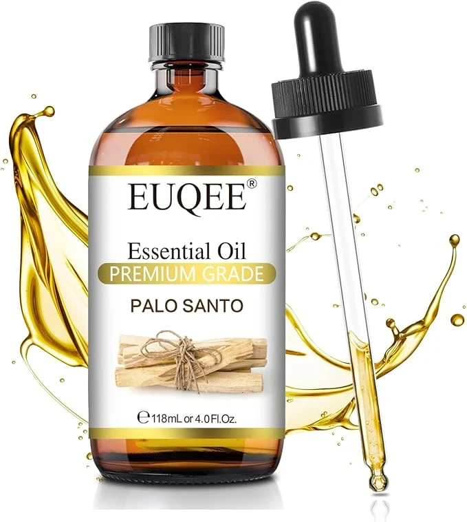 Recyclable EUQEE Palo Santo Essential Oil 118mL Pure Palo Santo Oil Premium Essential Oil Flexible